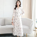 Chiffon V-Neck Maxi Party Dress - Floral Print / 2XL - Women¡¯s Dresses Collection
