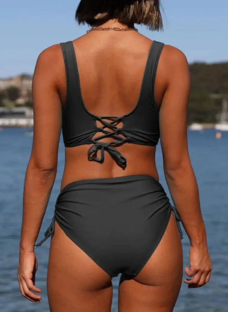 Fashion Strappy Bikini Swimsuit Woman - Summer Clothing 2026