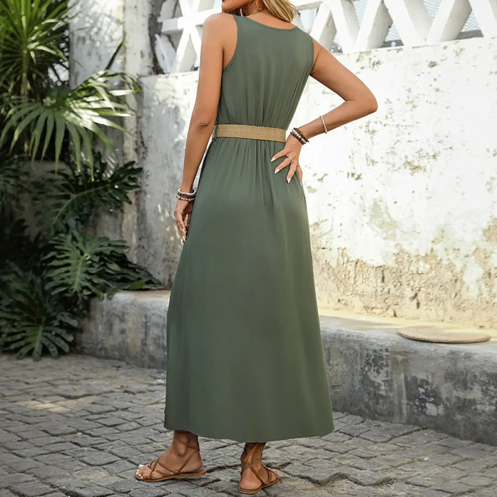 Split Hem Beach Maxi Dress - Women¡¯s Dresses Collection